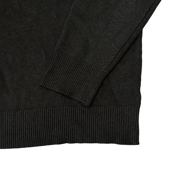 Zara Textured Cotton Blend Sweater. Knit Crew Long Sleeve Gray Size Large #1223 - Picture 4 of 5